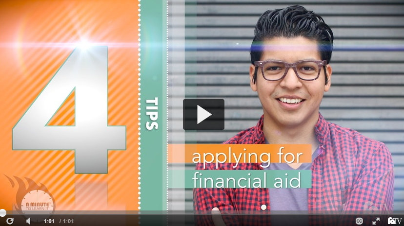 Applying for Financial Aid Video